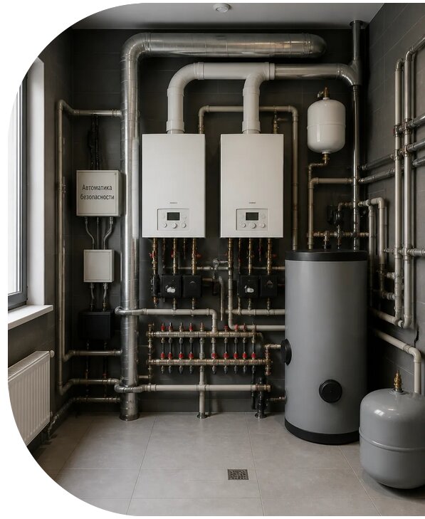 Монтаж газовых котельных в Ялте от 357560 р. | АПаруса-Ялт
