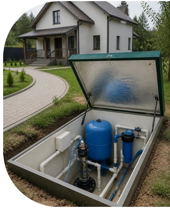 Автономное водоснабжение дома в Ялте от 153240 р. | АПаруса-Ялт
